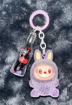 ラブブ フロッキーフィギュア キーホルダー