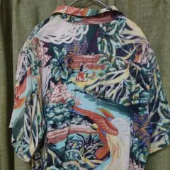 60s PENNEY'S ペニーズ　ヴィンテージ レーヨン アロハシャツ Mのサムネイル