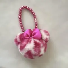 Disney ミニー 豹柄　キーホルダー