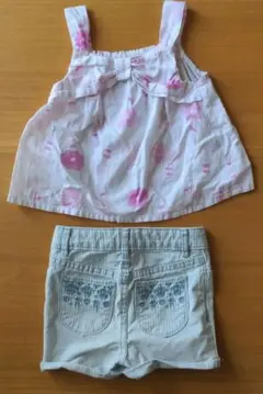 【2枚セット】　Bebeトップス 　GAP デニムパンツ