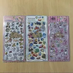 ディズニー ピクサー アリス クラシック　プチドロップステッカー 3枚セット