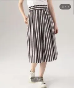 To b.by agnes.b マテロストライプスカートのサムネイル