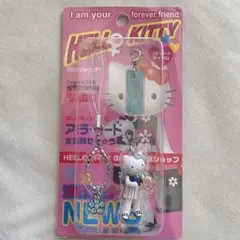 ハローキティ キティ ラインストーンストラップ 2003年 ギャルキティ
