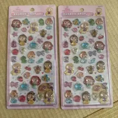 ボンボンドロップシール　ディズニープリンセス　2枚セット　正規品