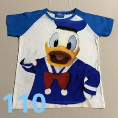 ディズニーランド　ドナルド　実写　Tシャツ　110