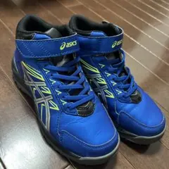 【値下げ】アシックス スノーシューズ　ブーツ　スパイク付　　23㎝