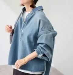 arulle v-collar denim jacket - メルカリ