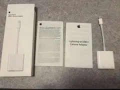 Apple 純正 Lightning USB 3 カメラアダプター