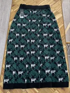 新品タグ付きGU UNDERCOVER ジャガードニットスカート Lサイズ