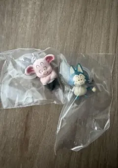 ドラゴンボール めじるしアクセサリー2種 プーアル、ウーロン