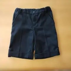 COMME CA ISM ブラックショートパンツ 130A