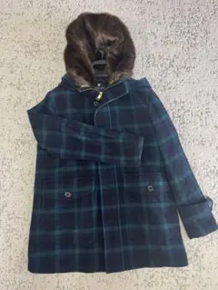 BLACK LABEL チェック柄コート