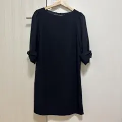 ROPÉ PICNIC ネイビー 長袖ワンピース 38