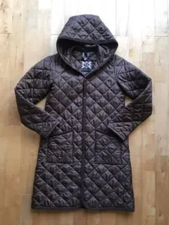 LAVENHAM ラベンハム フード付きロングキルティングコート 36 別注