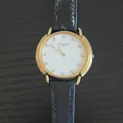 Christian Dior 腕時計 シェル文字盤 ダイヤインデックス