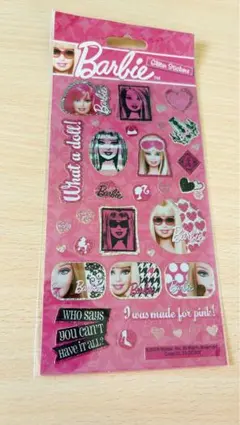 Barbie Glitter Stickers バービー シールのサムネイル