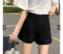 GRL タックハイウエストショートパンツ　at1744