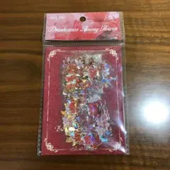 シール　赤系 花