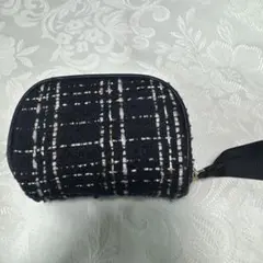 Francfranc ツイードポーチツイード XS ブラックのサムネイル