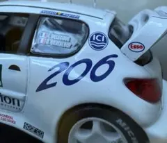 Peugeot 206 WRC 2台セットのサムネイル