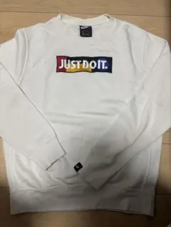 Nike JUST DO IT. ホワイトトレーナー S 90s~