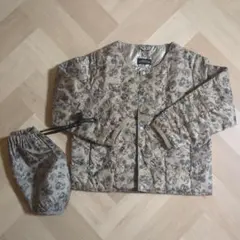 TAION ミッキー柄 中綿コート 110サイズ 収納袋付き