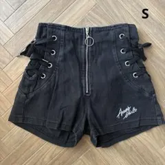 アナップガール　黒　ショートパンツ　S