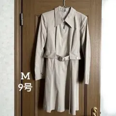 ワンピース 9号 9AR M 春秋 ベージュ