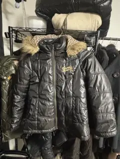 00s archive y2k ファーダウン光沢 短丈 平成　平成女児 ギャル男