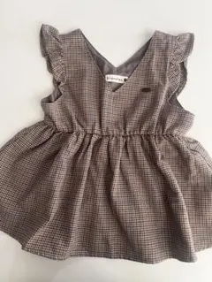 【ブランシェス】肩フリル　トップス　チュニック　秋冬　110