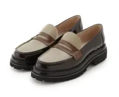 FURFUR ファーファー ラバーソールローファー 厚底ローファー ブラウン