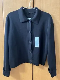新品☆ミラノリブポロカーディガン gu