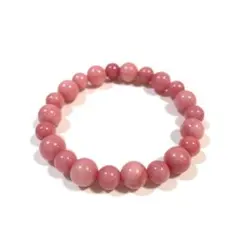 天然石 ロードクロサイト（インカローズ） 10mm & 8mmブレスレット