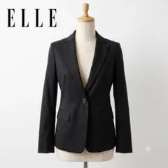 ELLE テーラードジャケット ダークグレー 38のサムネイル