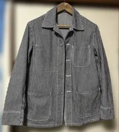 SHIPS (シップス) ヒッコリーストライプ.カバーオール