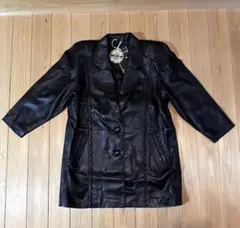 レディース 羊革チェスターコート（シープレザー）