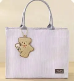 TULLY'S COFFEE ベアフル トートバッグ チャーム付きのサムネイル