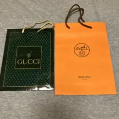2点セットGUCCI HERMES ショップ袋セット