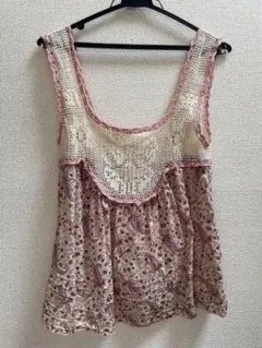 ANNA SUI×JAMES COVIELLO クロシェ キャミソール Pのサムネイル