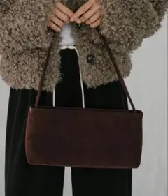 【duei】 スエードワンハンドルハンドバッグ