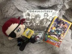 ヒロアカ ジュリオ・ガンディーニ ぬいぐるみ 缶バッジ 映画特典