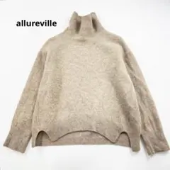 アルアバイル ウール100% タートルネック ニット セーター 近年モデル