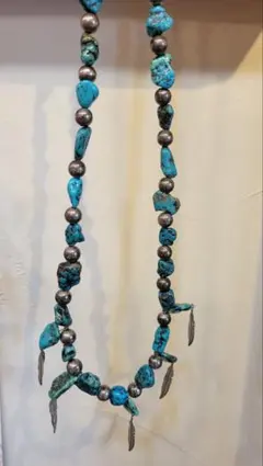 ターコイズ・ビーズ・ネックレス　/インディアン・ジュエリー