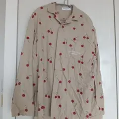 GELATO PIQUE HOMME チェリー柄 パジャマ 上下セットサイズL