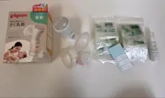 Pigeon 電動搾乳器 handy fit+ アダプター　母乳パッド おまけ