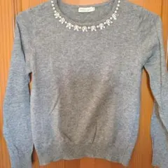 earth music&ecology グレー ニットセーター S
