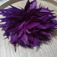 コサージュ　紫　パープル　結婚式　入学式