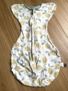 レモン柄　スワドル　Mサイズ　3-6か月