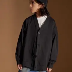 【キッズ】黒 カーディガン 100cm