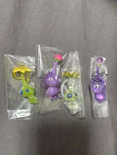 ピクミン ストラップ 4個セット　ガチャガチャ　フルーツグミ2
